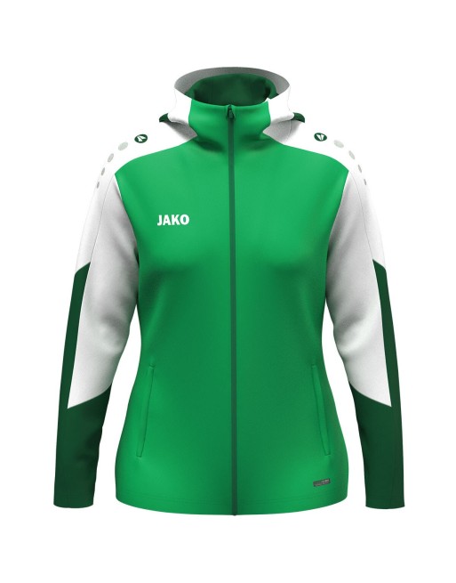 Kapuzenjacke Dynamic Damen / Polyester-Interlock-Fleece