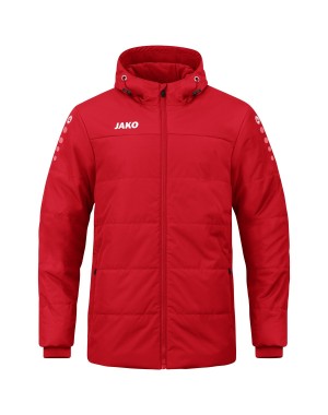 Coachjacke Team mit Kapuze / Polyester-Ribstop