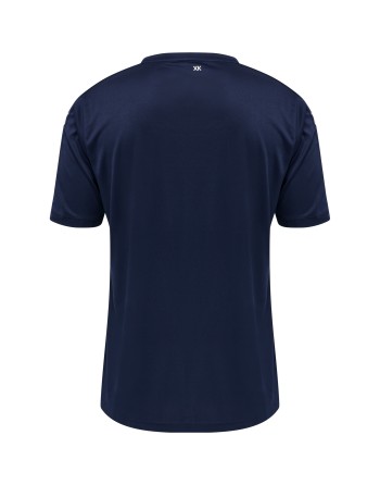 hmlCORE XK STRIPED JERSEY S/S / Interlock-Stoff