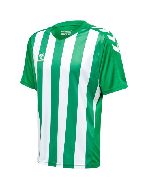 hmlCORE XK STRIPED JERSEY S/S / Interlock-Stoff